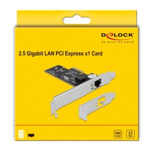 DELOCK κάρτα επέκτασης PCI σε RJ45 Gigabit LAN 89598, 2.5 Gbps | PC & Αναβάθμιση | elabstore.gr