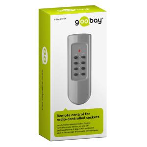 GOOBAY ασύρματο τηλεχειριστήριο 93997, για αντάπτορα ρεύματος, γκρι | Τροφοδοσία Ρεύματος | elabstore.gr