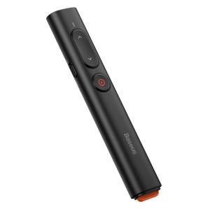 BASEUS τηλεχειριστήριο παρουσιάσεων ACFYB-A01 με laser 100m, μαύρο | Εικόνα & Ήχος | elabstore.gr