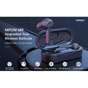 MPOW earphones με θήκη φόρτισης M9 BH413A, True Wireless, μαύρα | eLabstore.gr MPOW earphones με θήκη φόρτισης M9 BH413A, True Wireless, μαύρα | Αξεσουάρ κινητών | elabstore.gr