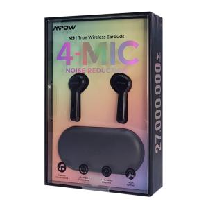 MPOW earphones με θήκη φόρτισης M9 BH413A, True Wireless, μαύρα | eLabstore.gr MPOW earphones με θήκη φόρτισης M9 BH413A, True Wireless, μαύρα | Αξεσουάρ κινητών | elabstore.gr