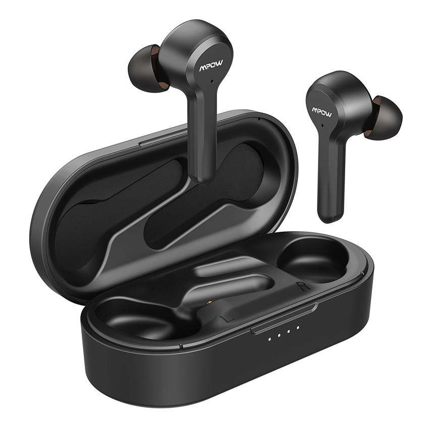 MPOW earphones με θήκη φόρτισης M9 BH413A, True Wireless, μαύρα | eLabstore.gr MPOW earphones με θήκη φόρτισης M9 BH413A, True Wireless, μαύρα | Αξεσουάρ κινητών | elabstore.gr