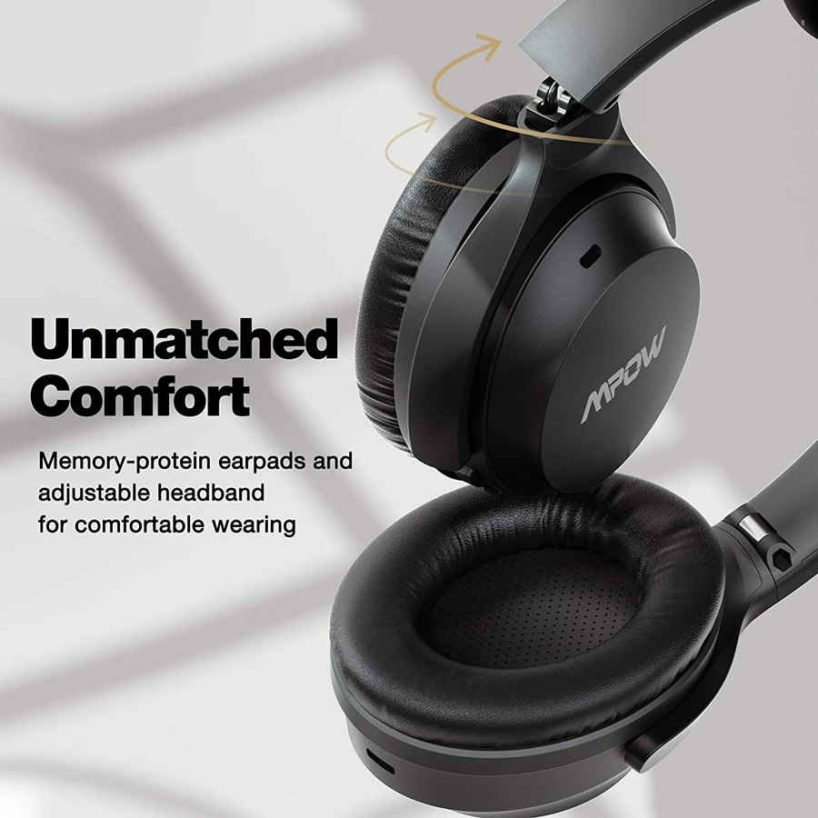 MPOW headphones H12 IPO BH427A, wireless & wired, ANC, BT 5.0, μαύρα | eLabstore.gr MPOW headphones H12 IPO BH427A, wireless & wired, ANC, BT 5.0, μαύρα | Αξεσουάρ κινητών | elabstore.gr
