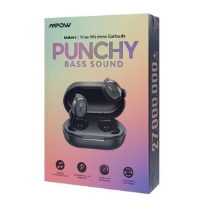 MPOW earphones με θήκη φόρτισης Mdots BH510A, True Wireless, μαύρα | eLabstore.gr MPOW earphones με θήκη φόρτισης Mdots BH510A, True Wireless, μαύρα | Αξεσουάρ κινητών | elabstore.gr