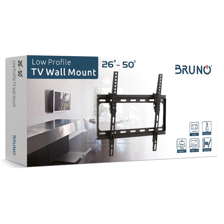 BRUNO επιτοίχια βάση BRN-0046, για οθόνη, 26"-50", 30kg | eLabstore.gr BRUNO επιτοίχια βάση BRN-0046, για οθόνη, 26"-50", 30kg | Εικόνα & Ήχος | elabstore.gr