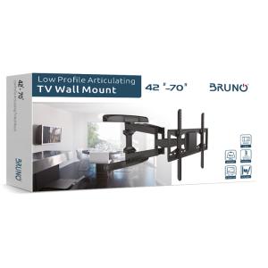 BRUNO επιτοίχια βάση BRN-0052, για οθόνη, 42"-70", 45kg | Εικόνα & Ήχος | elabstore.gr