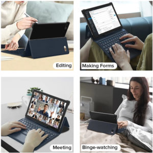ULEFONE πληκτρολόγιο & θήκη CASE-A7-BK για tablet Tab A7, μαύρο | Tablet - Parts | elabstore.gr