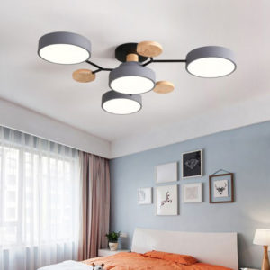 POWERTECH LED φωτιστικό οροφής HLL-0043, 48W, 3800lm, 4x Φ18cm, γκρι | Φωτισμός | elabstore.gr