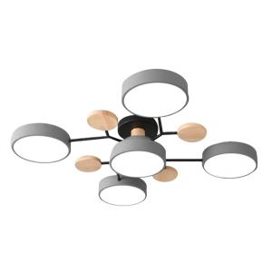 POWERTECH LED φωτιστικό οροφής HLL-0045, 60W, 4800lm, 5x Φ18cm, γκρι | Φωτισμός | elabstore.gr