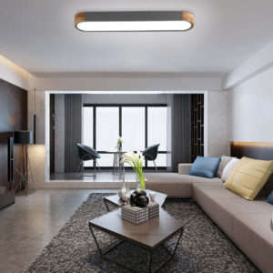POWERTECH LED φωτιστικό οροφής HLL-0051, 24W, 1920lm, 65x14cm, γκρι | Φωτισμός | elabstore.gr