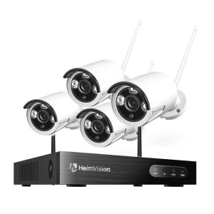 HEIMVISION NVR καταγραφικό με 4 κάμερες HMB41AT, WiFi, IP66, 8 κανάλια | Κλειστό Κύκλωμα CCTV | elabstore.gr