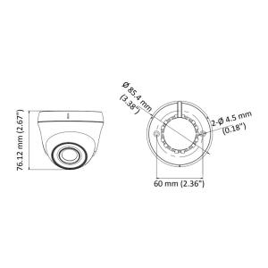 HIKVISION υβριδική κάμερα HiWatch HWT-T120-P, 2.8mm, 2MP | Κλειστό Κύκλωμα CCTV | elabstore.gr