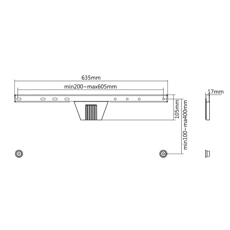 BRATECK επιτοίχια βάση LED-1646, για οθόνη 37-80", ultra slim, 50kg | eLabstore.gr BRATECK επιτοίχια βάση LED-1646, για οθόνη 37-80", ultra slim, 50kg - Image 6