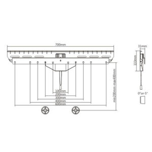 BRATECK Επιτοίχια βάση LED-1546 για monitor 37-80", 50kg | Εικόνα & Ήχος | elabstore.gr