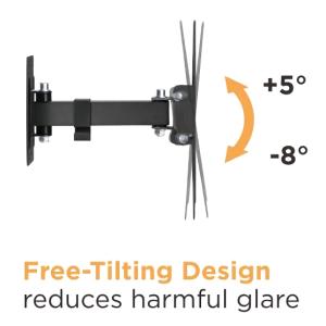 BRATECK επιτοίχια βάση LPA68-221, για οθόνη 23"-43", 30kg | Εικόνα & Ήχος | elabstore.gr