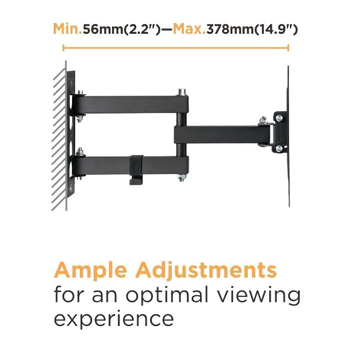 BRATECK επιτοίχια βάση LPA68-223, για οθόνη 23"-43", 30kg | eLabstore.gr BRATECK επιτοίχια βάση LPA68-223, για οθόνη 23"-43", 30kg | Εικόνα & Ήχος | elabstore.gr
