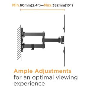 BRATECK επιτοίχια βάση LPA68-443, για οθόνη 23"-55", 30kg | eLabstore.gr BRATECK επιτοίχια βάση LPA68-443, για οθόνη 23"-55", 30kg | Εικόνα & Ήχος | elabstore.gr
