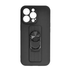 POWERTECH θήκη Ring MOB-1681 για iPhone 13 Pro Max, μαύρη | Αξεσουάρ κινητών | elabstore.gr