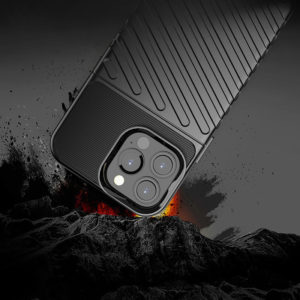 POWERTECH Θήκη Thunder MOB-1695 για iPhone 13 Pro Max, μαύρη | Αξεσουάρ κινητών | elabstore.gr