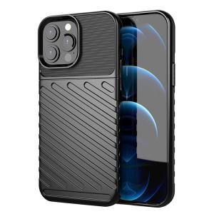 POWERTECH Θήκη Thunder MOB-1695 για iPhone 13 Pro Max, μαύρη | Αξεσουάρ κινητών | elabstore.gr