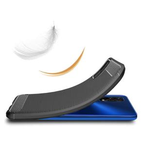 POWERTECH Θήκη Carbon MOB-1696 για Realme 7 Pro, μαύρη | Αξεσουάρ κινητών | elabstore.gr