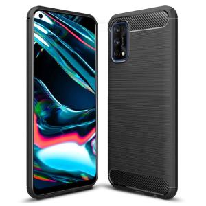 POWERTECH Θήκη Carbon MOB-1696 για Realme 7 Pro, μαύρη | Αξεσουάρ κινητών | elabstore.gr
