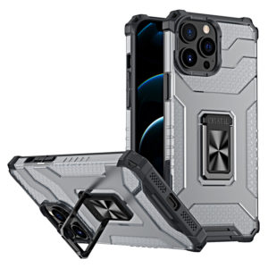 POWERTECH Θήκη Crystal Ring MOB-1700 για iPhone 13 Pro, μαύρη | Αξεσουάρ κινητών | elabstore.gr
