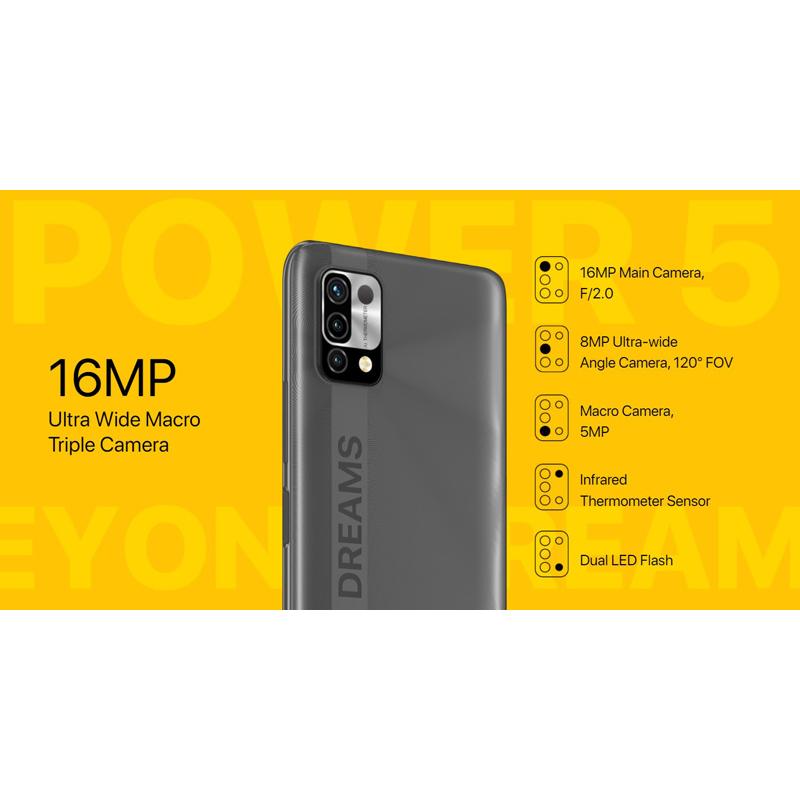 UMIDIGI smartphone Power 5, 6.53", 3/64GB, Android 11, 6150 mAh, μπλε | eLabstore.gr UMIDIGI smartphone Power 5, 6.53", 3/64GB, Android 11, 6150 mAh, μπλε | Mobile Συσκευές | elabstore.gr