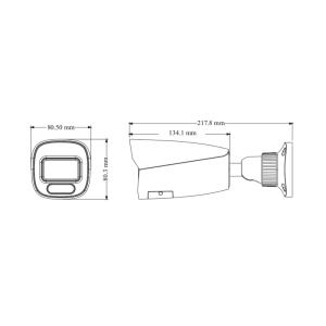 TVT IP κάμερα TD-9422C1, full color, 2.8mm, 2MP, IP67, PoE | Κλειστό Κύκλωμα CCTV | elabstore.gr