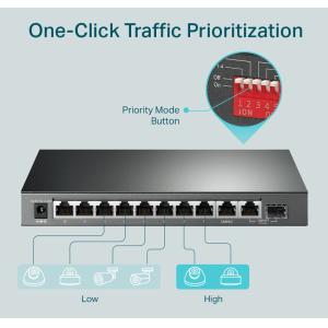 TP-LINK Desktop Switch TL-SG1210MP, 10-Port Gigabit, Ver 2.0 | Δικτυακά | elabstore.gr