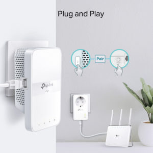 TP-LINK Powerline ac Wi-Fi Kit TL-WPA7617, AV1000 Gigabit, Ver. 1.0 | Δικτυακά | elabstore.gr