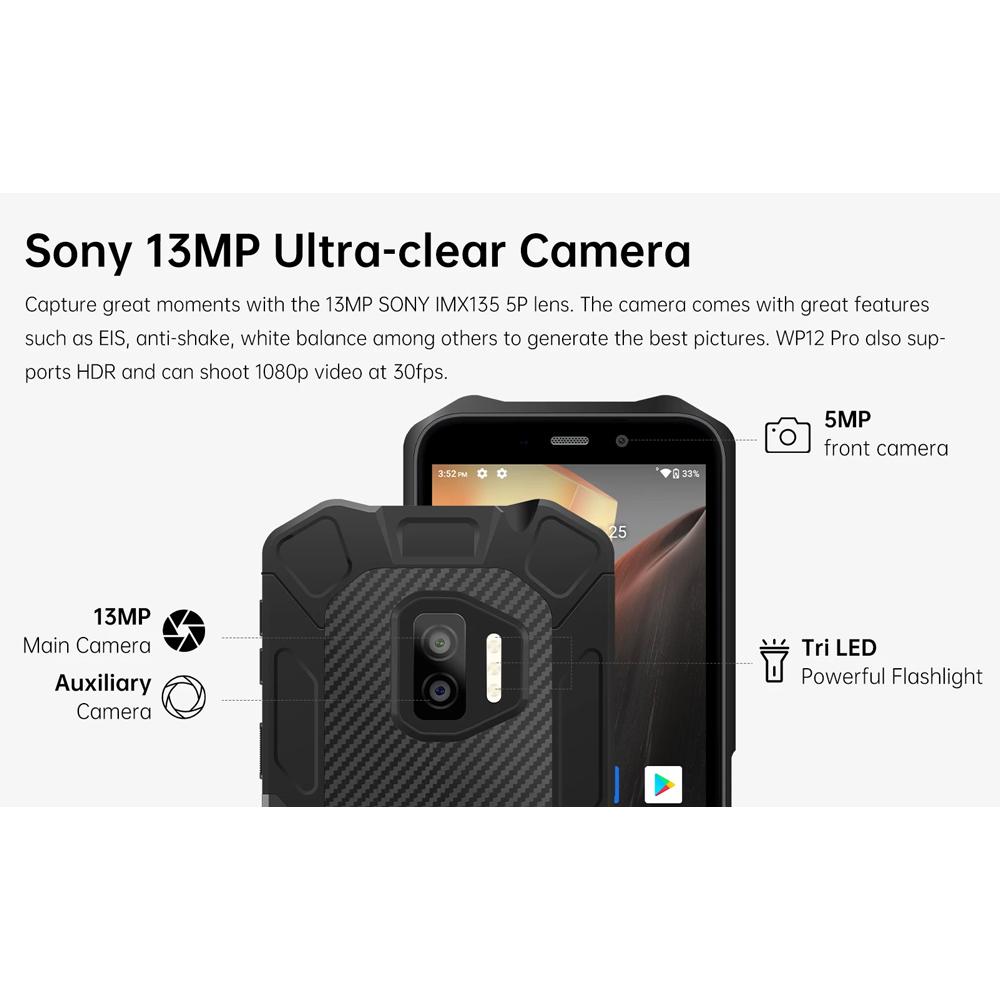 OUKITEL smartphone WP12 Pro, IP68/IP69K, 5.5" 4/64GB, Octa-core, κόκκινο | eLabstore.gr OUKITEL smartphone WP12 Pro, IP68/IP69K, 5.5" 4/64GB, Octa-core, κόκκινο | Mobile Συσκευές | elabstore.gr