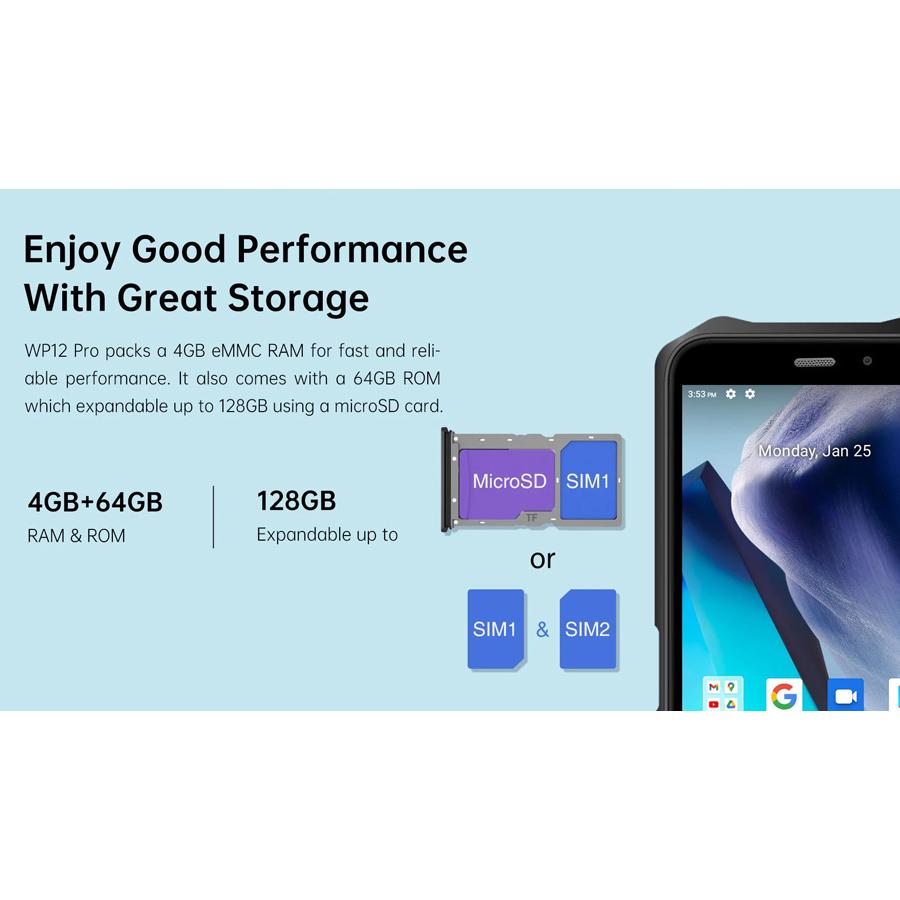 OUKITEL smartphone WP12 Pro, IP68/IP69K, 5.5" 4/64GB, Octa-core, κόκκινο | eLabstore.gr OUKITEL smartphone WP12 Pro, IP68/IP69K, 5.5" 4/64GB, Octa-core, κόκκινο | Mobile Συσκευές | elabstore.gr