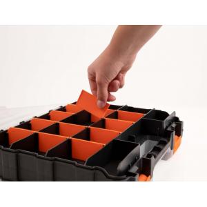 DELOCK ταμπακιέρα 18417, 34 θέσεων, διπλή, 320x270x80mm, πλαστική, μαύρη | Εργαλεία | elabstore.gr