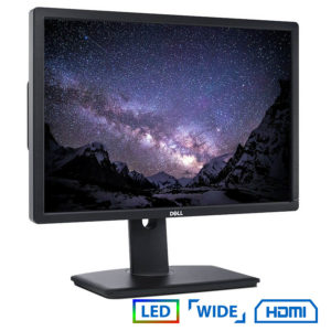 Used Monitor U2413f LED/Dell/24/1920x1200/wide/Silver/Black/Grade B/D-SUB & DVI-D & HDMI & DP & USB | Refurbished | elabstore.gr
