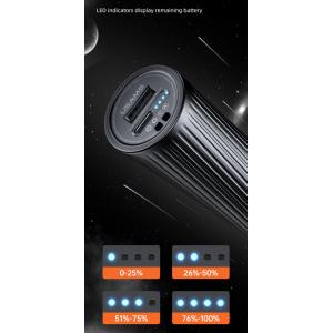 USAMS power bank με φακό US-CD166, 4000mAh, USB output, 2A, μαύρο | Αξεσουάρ κινητών | elabstore.gr
