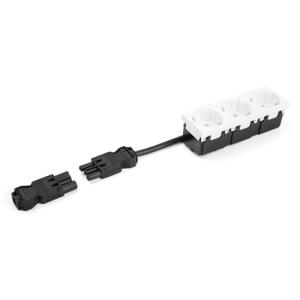 DELOCK σύνδεσμος εγκατάστασης 3-pole 64147, GST 18/3 set, μαύρος | Εργαλεία | elabstore.gr