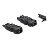 DELOCK σύνδεσμος εγκατάστασης 3-pole 64147, GST 18/3 set, μαύρος | Εργαλεία | elabstore.gr