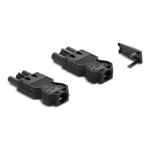 DELOCK σύνδεσμος εγκατάστασης 3-pole 64147, GST 18/3 set, μαύρος | Εργαλεία | elabstore.gr
