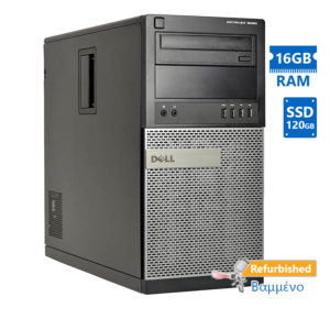 Dell 9020 Tower i7-4770/16GB DDR3/120GB SSD/DVD/7P Grade A+ Refurbished PC | Refurbished | elabstore.gr
