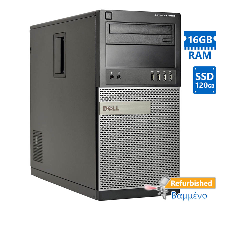 Dell 9020 Tower i7-4770/ 16GB DDR3/ 120GB SSD/ DVD/ 7P Grade A+ Refurbished PC | eLabstore.gr Dell 9020 Tower i7-4770/16GB DDR3/120GB SSD/DVD/7P Grade A+ Refurbished PC | Refurbished | elabstore.gr
