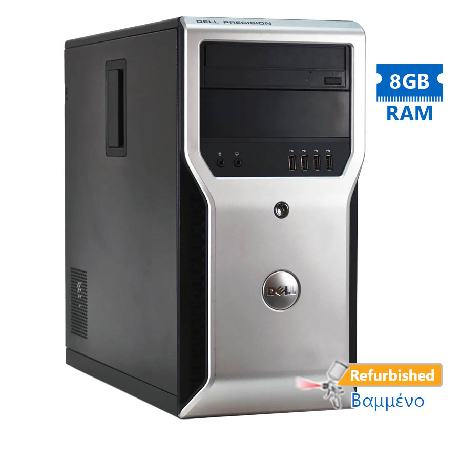 Dell Precision T1500 Tower i7-860/ 8GB DDR3/ 500GB/ Nvidia 1GB/ DVD/ 7P Grade A+ Refurbished PC | eLabstore.gr Dell Precision T1500 Tower i7-860/8GB DDR3/500GB/Nvidia 1GB/DVD/7P Grade A+ Refurbished PC | Refurbished | elabstore.gr