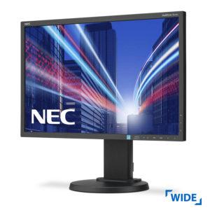 Used Monitor E223W TFT/NEC/22/1680 x 1050/Wide/Black/D-SUB & DVI-D & DP | Refurbished | elabstore.gr