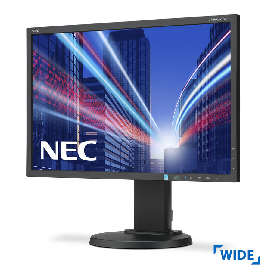Used Monitor E223W TFT/ NEC/ 22/ 1680 x 1050/ Wide/ Black/ D-SUB & DVI-D & DP | eLabstore.gr Used Monitor E223W TFT/NEC/22/1680 x 1050/Wide/Black/D-SUB & DVI-D & DP | Refurbished | elabstore.gr