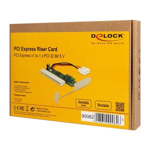 DELOCK κάρτα επέκτασης PCI σε PCI 32 Bit 5V 90062 | PC & Αναβάθμιση | elabstore.gr