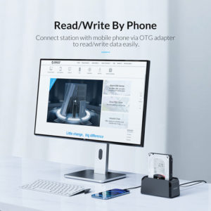 ORICO docking station για 2.5" & 3.5" HDD/SSD 9818U3 USB3.0, 18TB, μαύρο | Συνοδευτικά PC | elabstore.gr