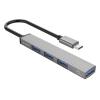 ORICO USB Type-C hub AH-13, 4x USB ports, γκρι | Συνοδευτικά PC | elabstore.gr