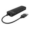 ORICO USB 2.0 hub FL02, 4x USB ports, μαύρο | Συνοδευτικά PC | elabstore.gr