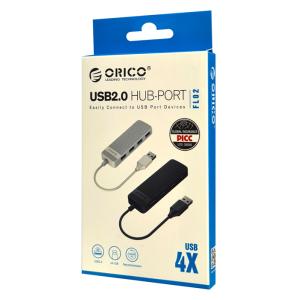 ORICO USB 2.0 hub FL02, 4x USB ports, μαύρο | Συνοδευτικά PC | elabstore.gr
