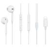 CELEBRAT earphones με μικρόφωνο G17, Lightning, 1.2m, λευκά | Αξεσουάρ κινητών | elabstore.gr